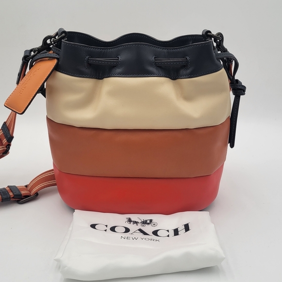 Coach 1941 Field Bucket Bag w/ Colorblock Quilting, EUC - Picture 3 of 12
